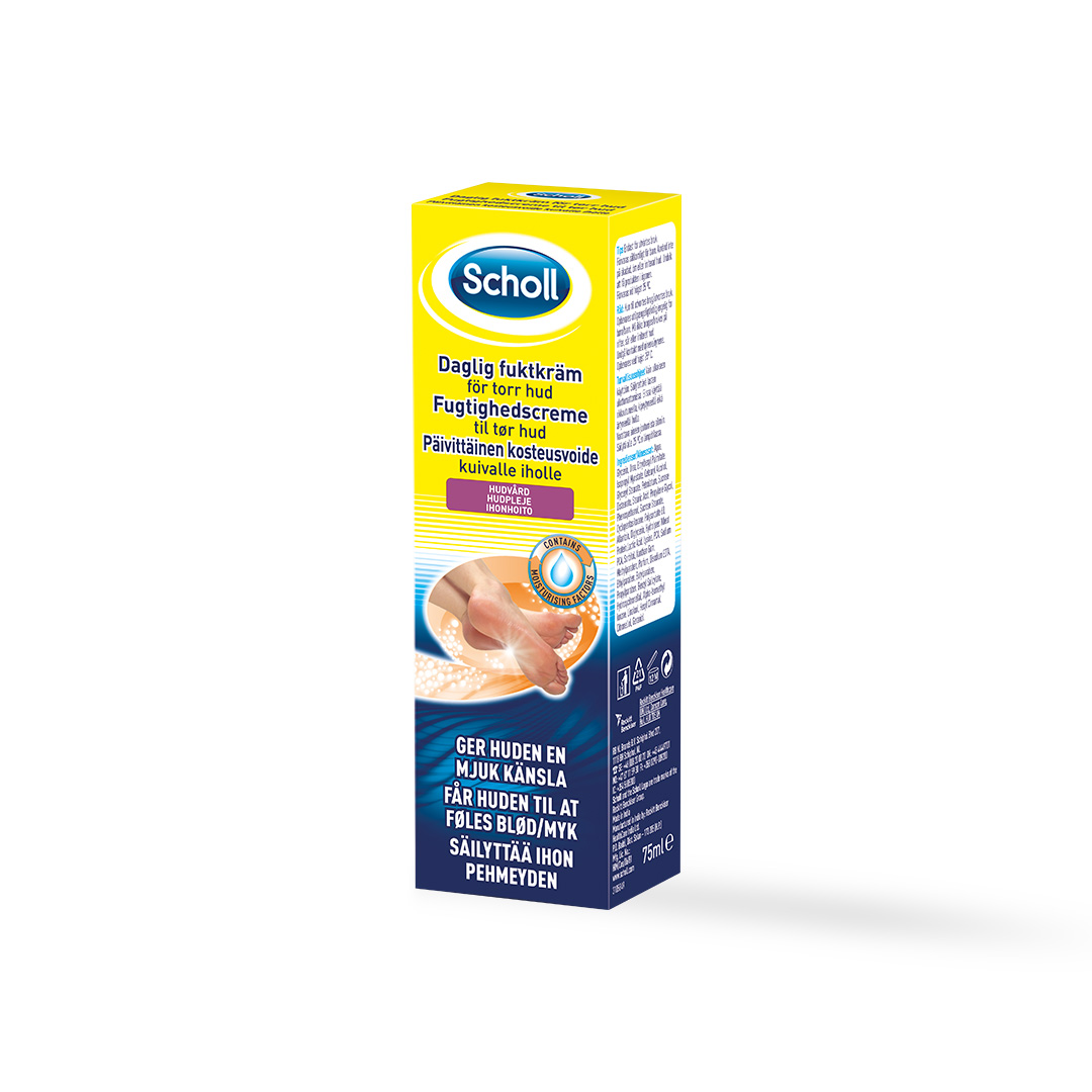 Scholl Dry Skin fuktighetskrem tørr hud 75 ml
