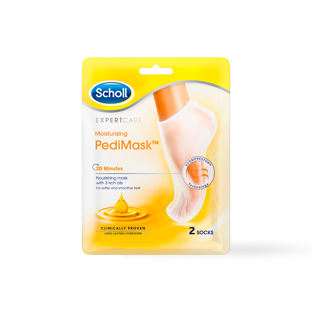 Scholl Pedimask Triple Oil fotmaske sokker 1 par