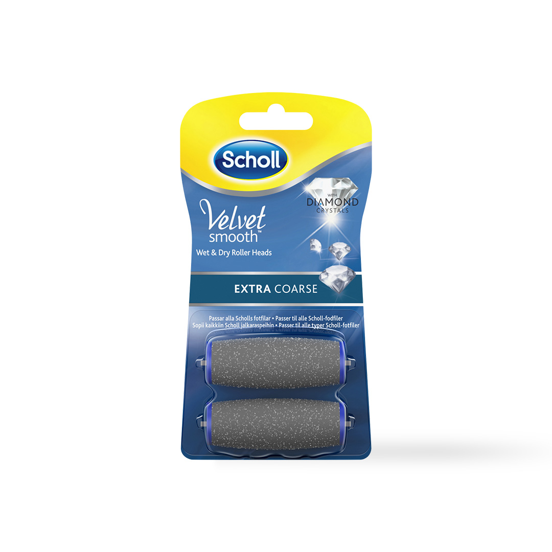 Scholl Velvet Smooth rullehode refill extra grov 2 stk
