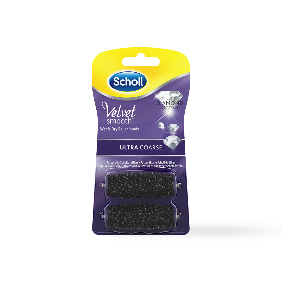Scholl Velvet Smooth rullehode refill ultra grov 2 stk