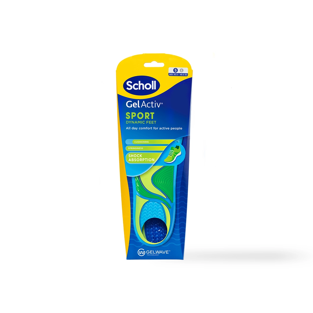 Scholl Gel Active Sport såler Kvinne 1 par
